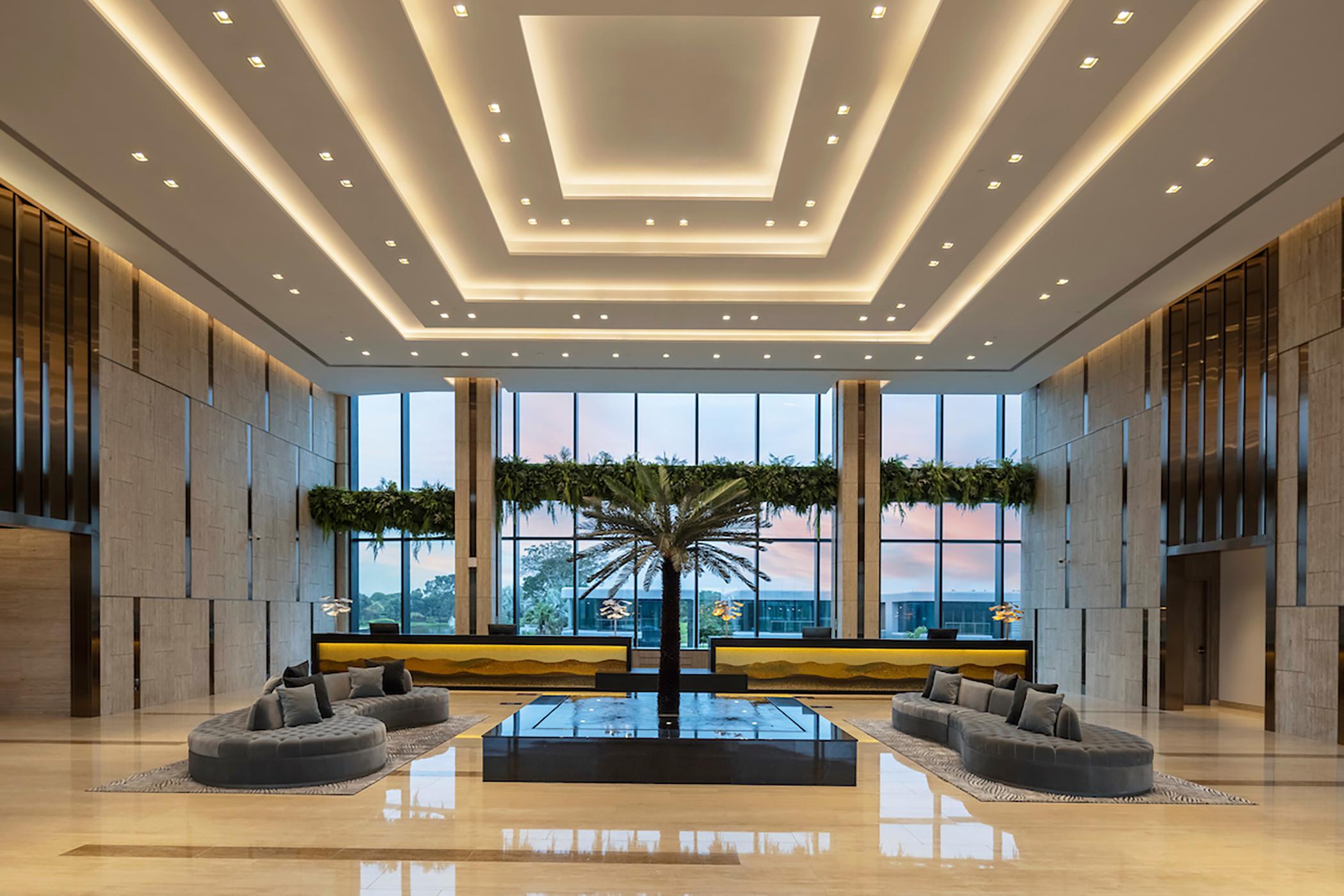 Dusit Thani Laguna Singapura Exterior foto Lobby
