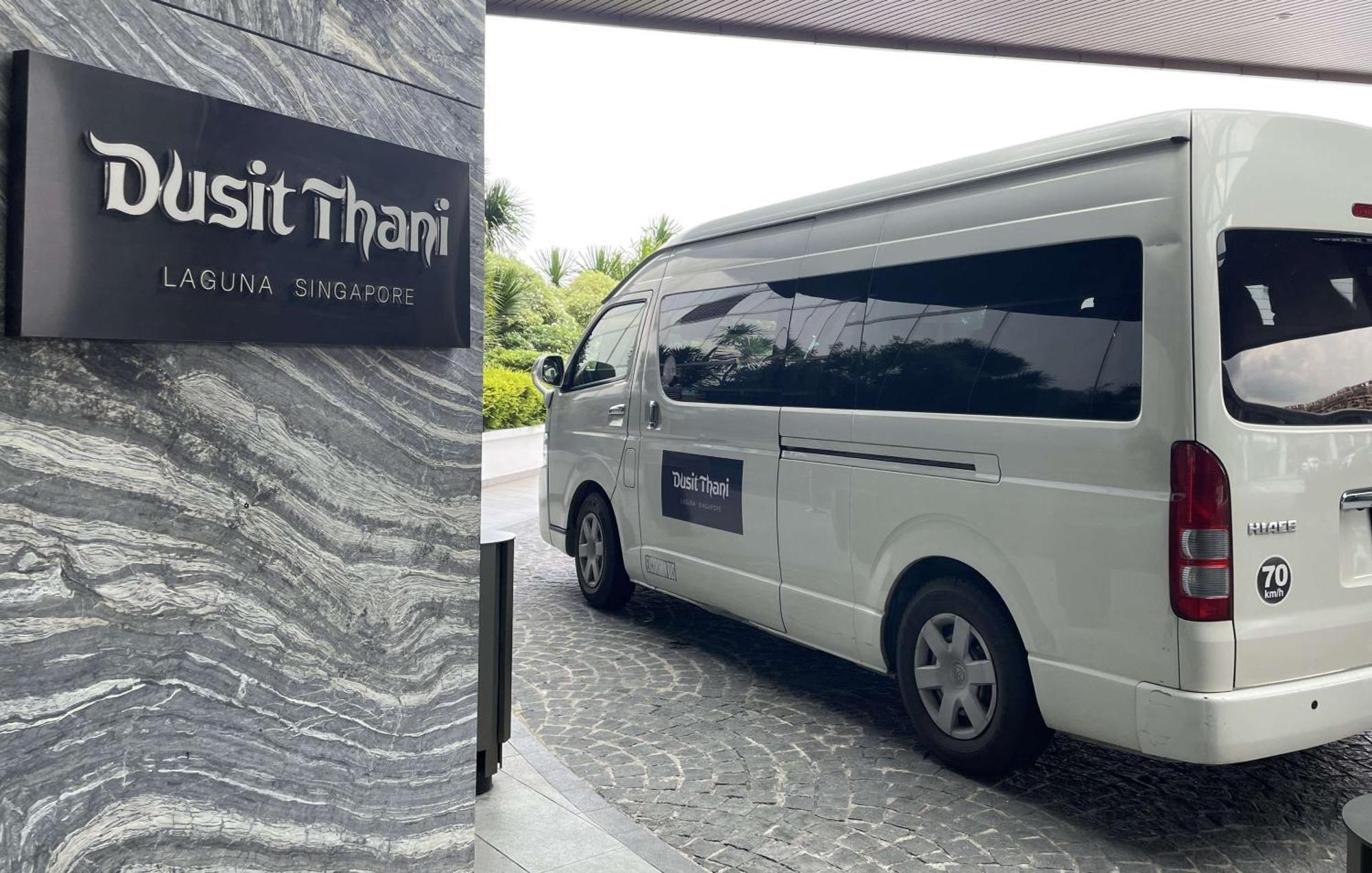 Dusit Thani Laguna Singapura Exterior foto Shuttle Bus